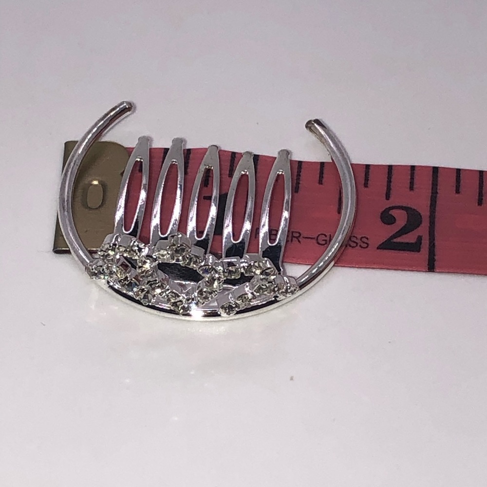 Mini Chrystal Rhinestone Tiara - Picture 7 of 8